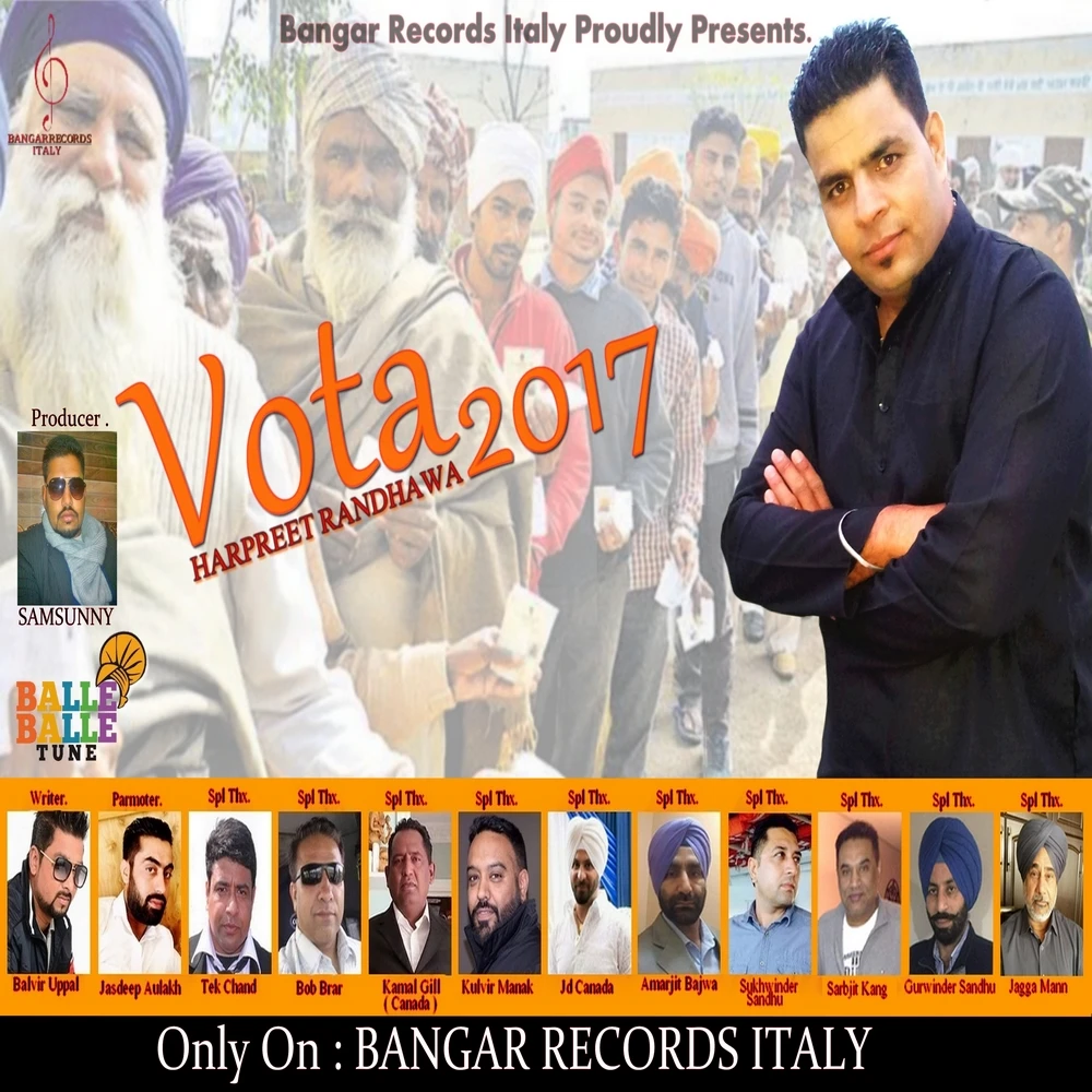 Download Vota 2017 Harpreet Randhawa mp3 song