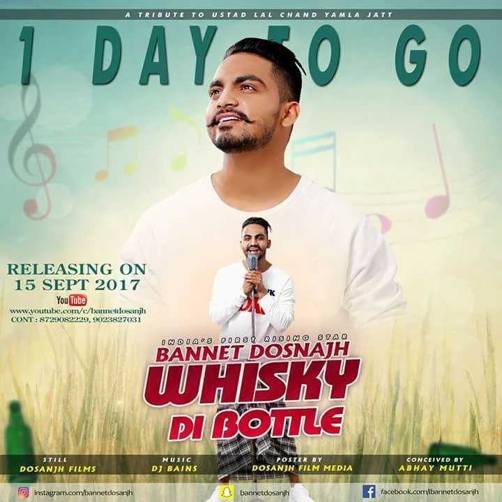 Download Whisky Di Botal Bannet Dosanjh mp3 song, Whisky Di Botal Bannet Dosanjh full album download