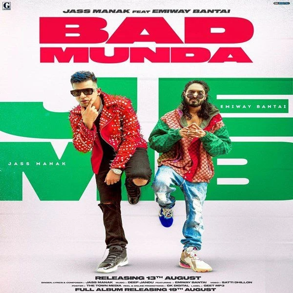 Download Bad Munda Jass Manak and Emiway Bantai mp3 song