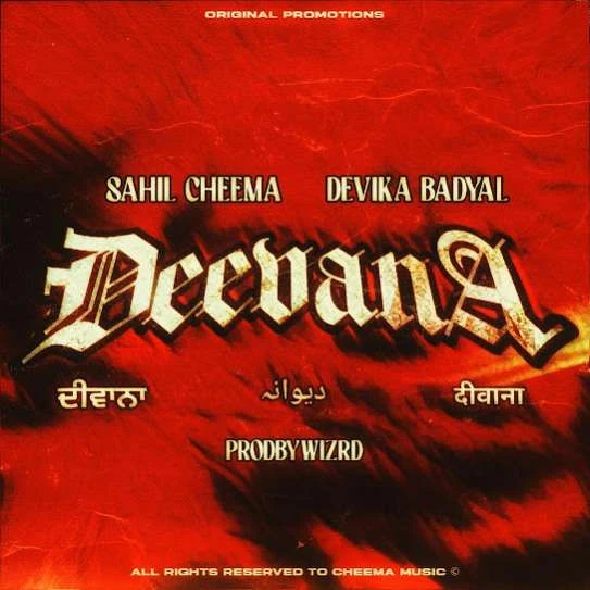 Download Deevana Sahil Cheema mp3 song